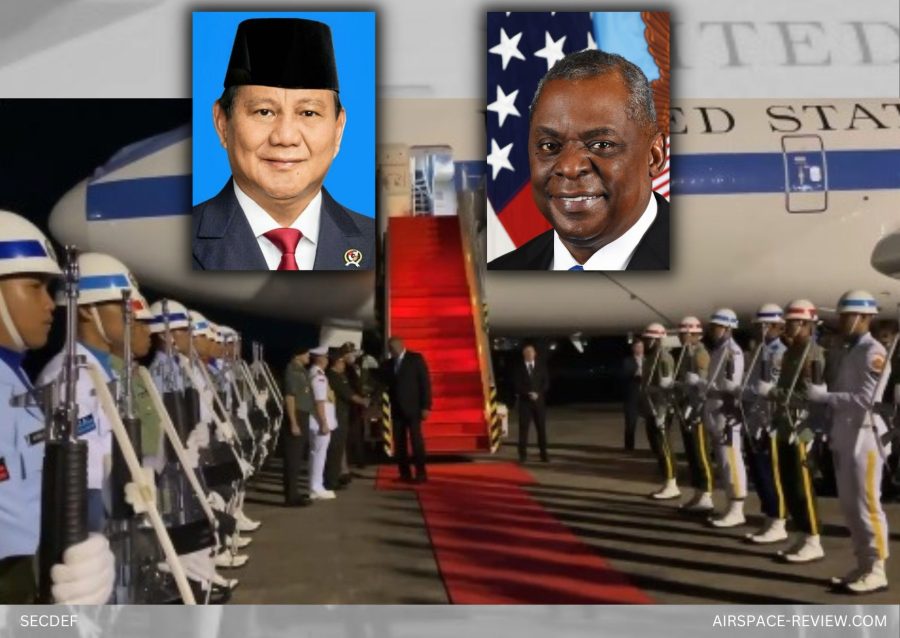 MENTERI PERTAHANAN AS LLOYD J AUSTIN III BERTEMU DENGAN MENHAN RI PRABOWO SUBIANTO DI JAKARTA - AIRSPACE REVIEW _