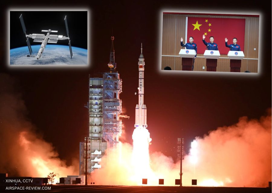 PELUNCURAN MISI SHENZHOU 15 KE STASIUN LUAR ANGKASA TIANGONG CHINA_