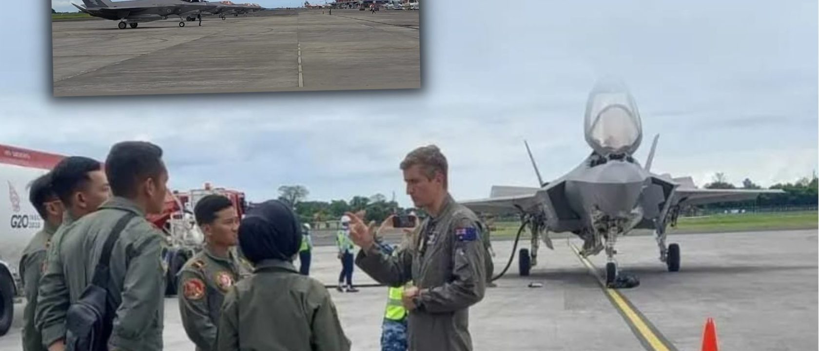 PENERBANG F-35A RAAF BERBAGI PENGALAMAN KEPADA PENERBANG TNI AU_ TNI AU_ AIRSPACE REVIEW (1)
