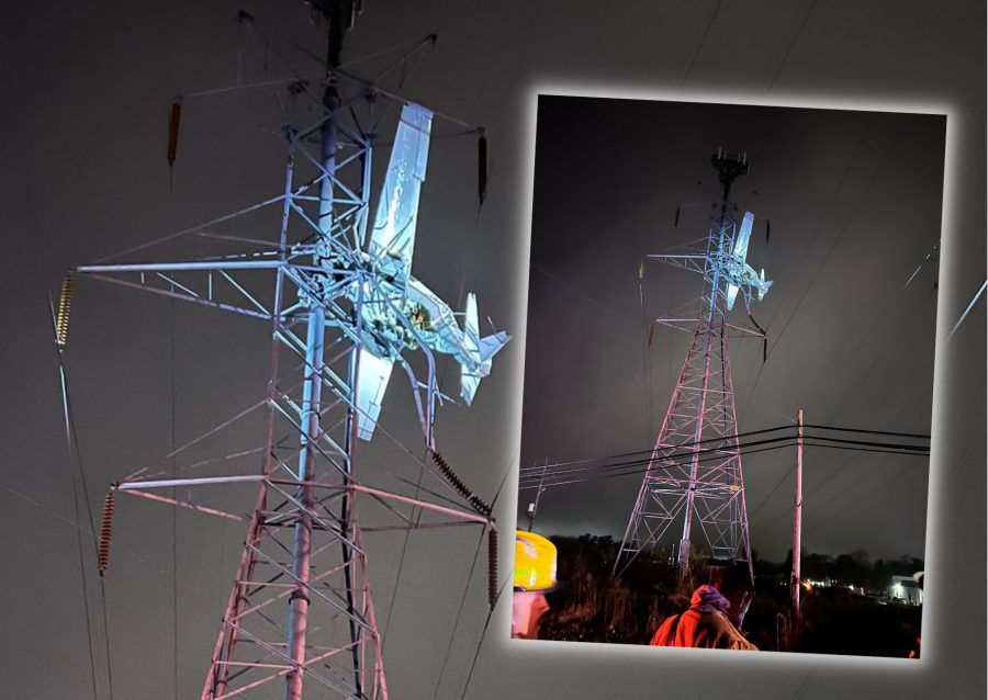 PESAWAT NYANGKUT DI MENARA SUTET DI AS - 90 RIBU RUMAH MATI LISTRIK_ TWITTER_ AIRSPACE REVIEW