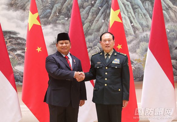 PRABOWO SUBIANTO MENGUNJUNGI MENHAN CHINA JENDERAL WEI FENGHE DI KOTA XI AN CHINA_ CHINA GOV_ AIRSPACE REVIEW