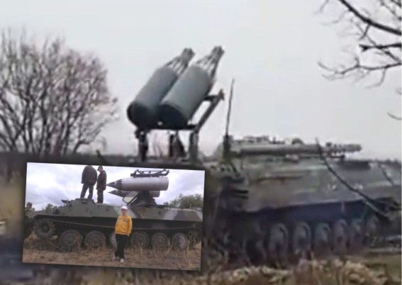 BMP-1 dimodifikasi dengan tabung peluncur roket_ Airspace Review