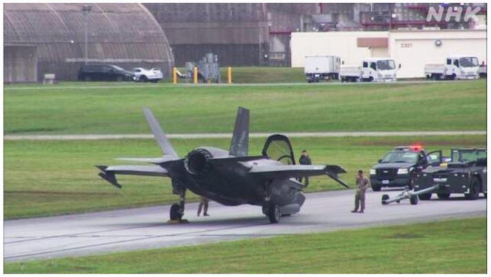 F-35B mengalami landing collapse
