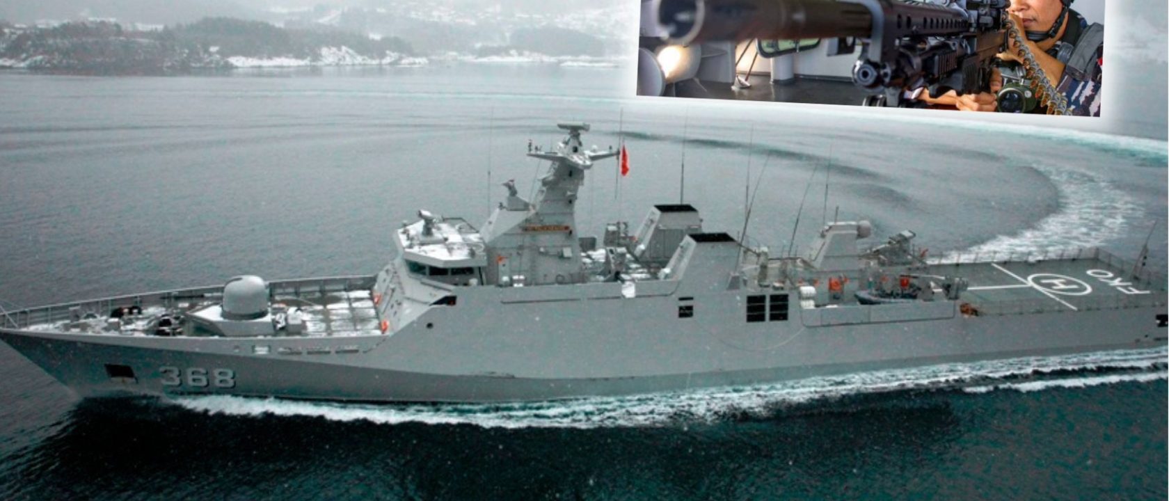 KRI Frans Kaisiepo-368 _ TNI AL _ Airspace Review