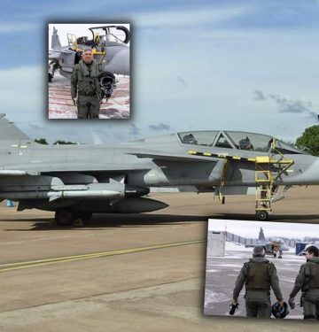 Panglima AU Filipina terbang dengan Gripen di Swedia_ Airspace Review