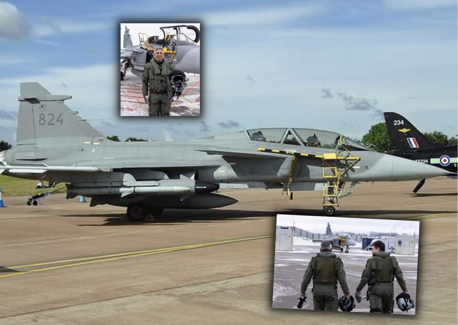 Panglima AU Filipina terbang dengan Gripen di Swedia_ Airspace Review