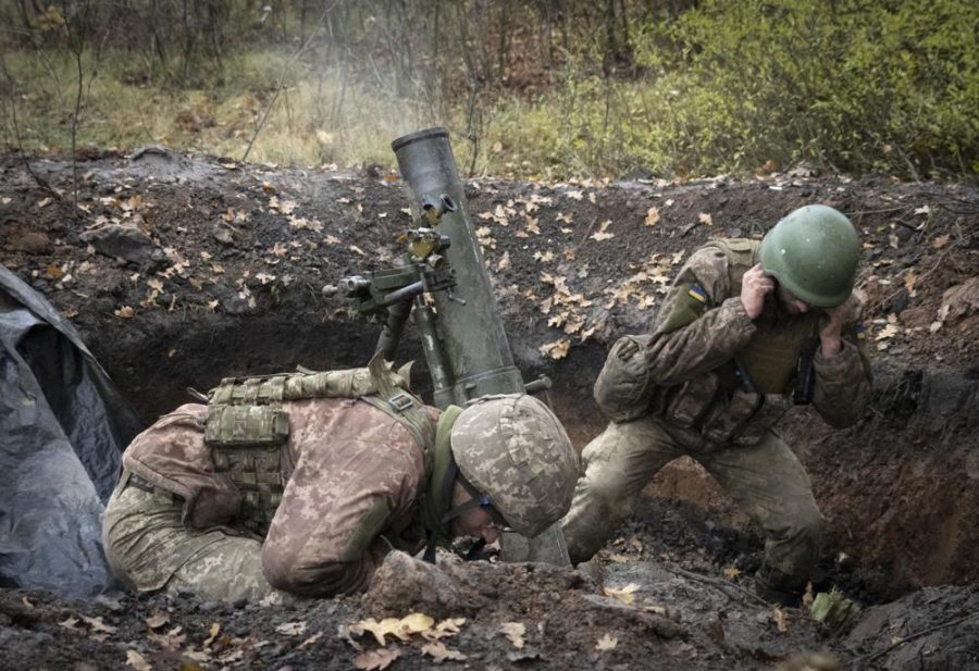 Pasukan Ukraina di Bakhmut