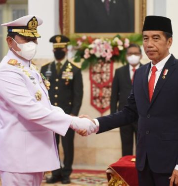 Pelantikan Yudo jadi Panglima TNI