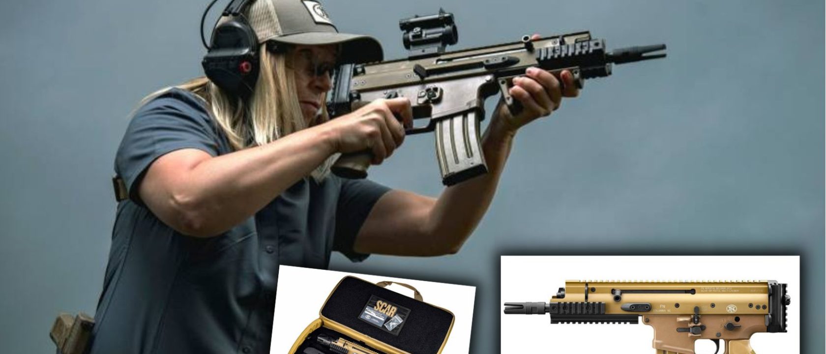 Pistol Mitraliur FN SCAR 15P _ airspace review