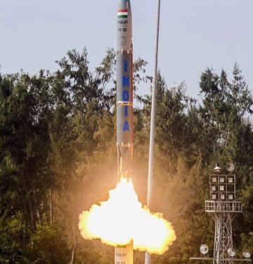 Rudal Balistik Pralay India