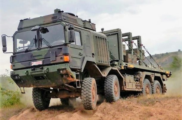 Rheinmetall pasok tentara Ukraina dengan truk logistik kelas berat HX 8X8