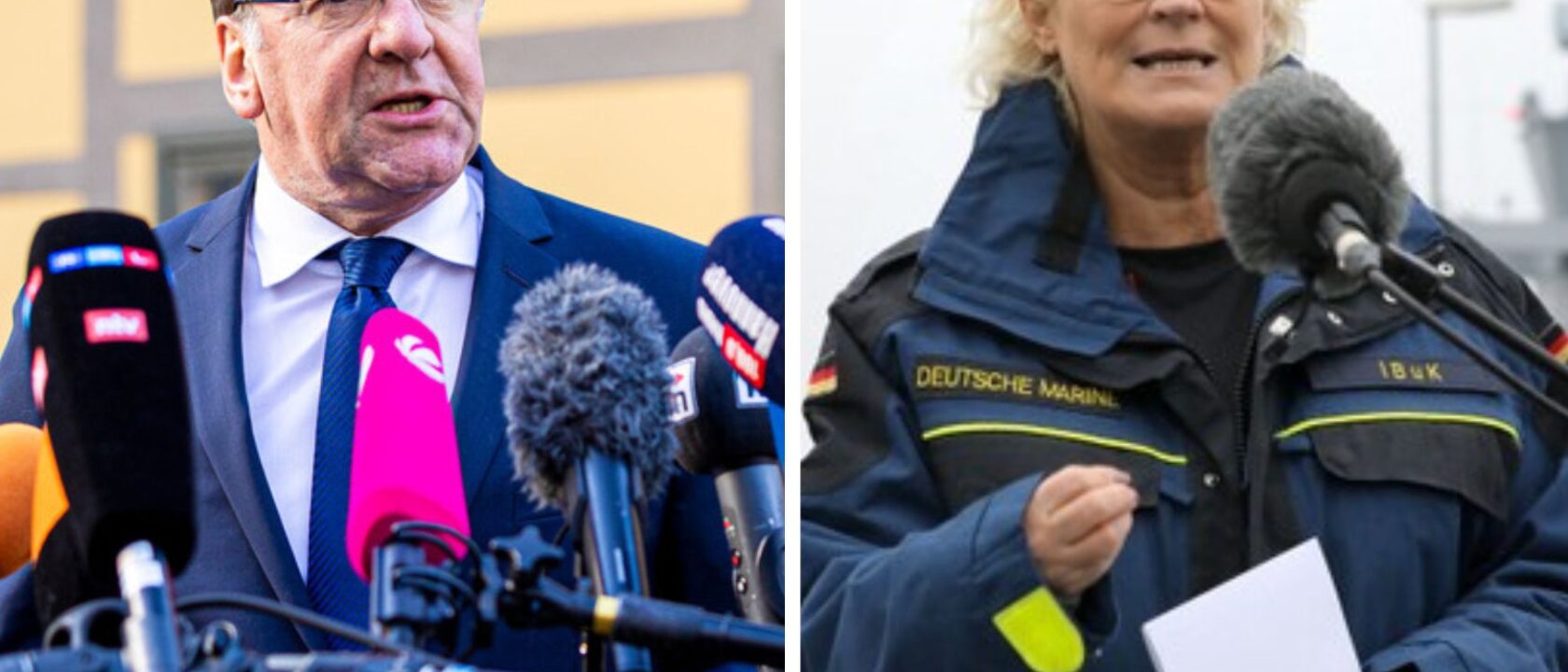 Boris Pistorius - Christine Lambrecht - AFP - Airspace Review