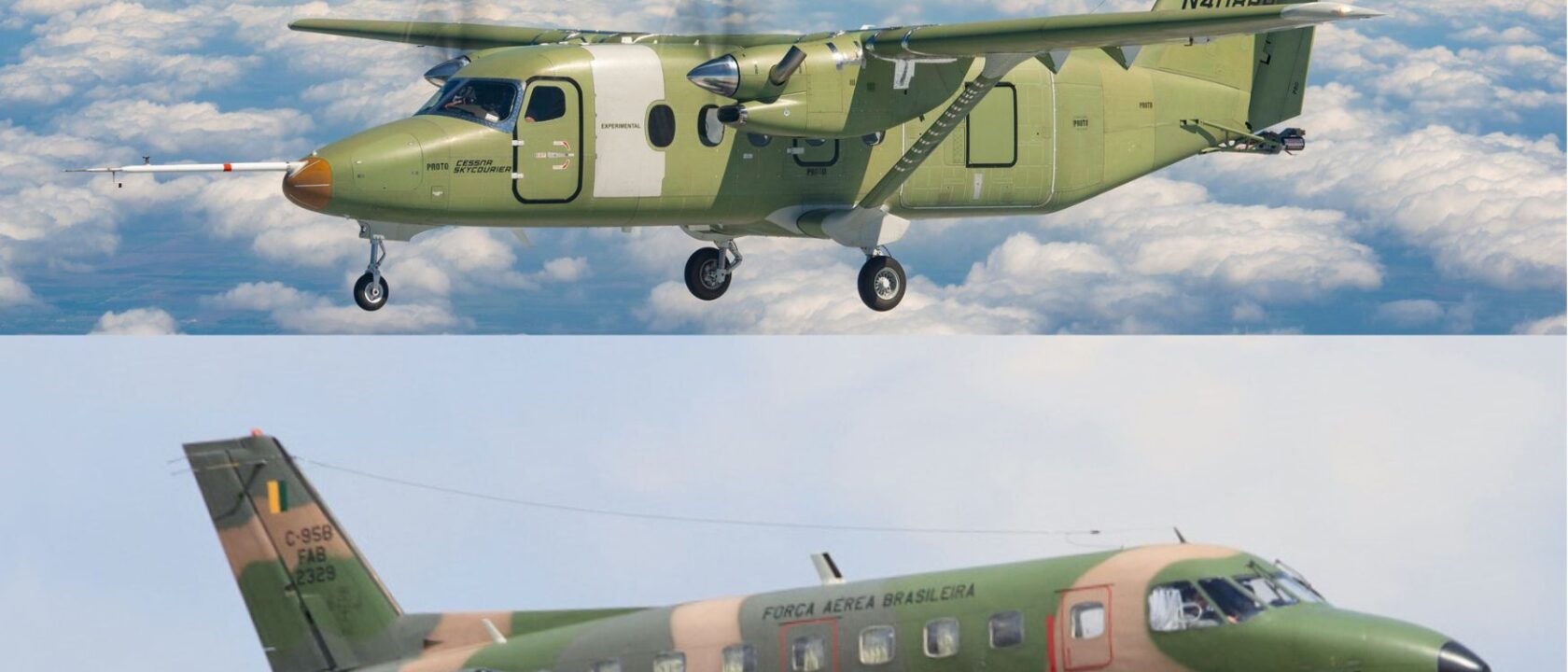C-408 SkyCourier and C-95 Bandeirante
