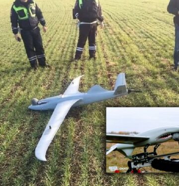 Drone Shark milik Ukraina jatuh