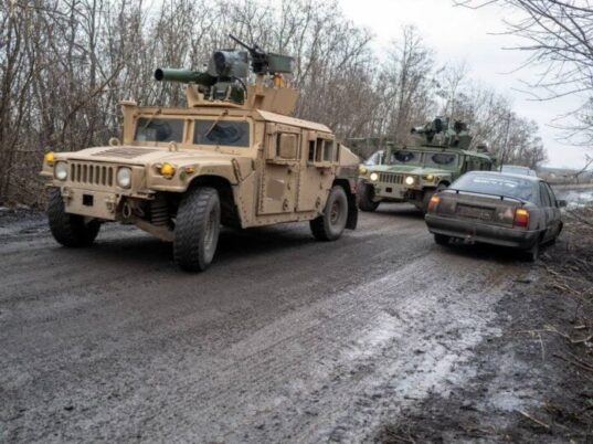 Humvee Ukraina dilengkapi TOW