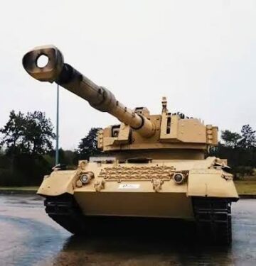 Leopard 1A5BE dengan turret Cockerill 105 mm