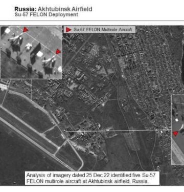 Lima Su-57 di Akhtubinks Rusia