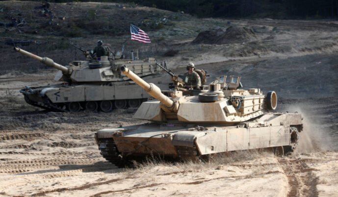 M1 Abrams tanks