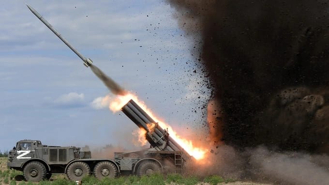 Rusia lakukan serangan terhadap front timur Ukraina
