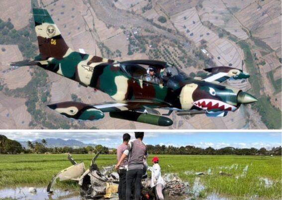 SF-260TP Angkatan Udara Filipina jatuh - kedua pilot tewas