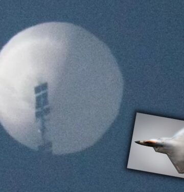 Balon mata-mata China dan F-22