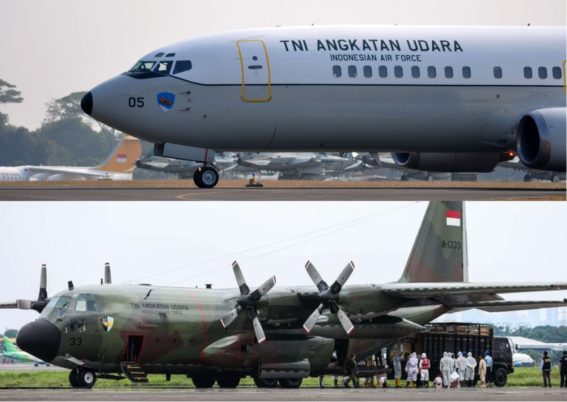 Boeing 737 dan C-130 Hercules TNI AU_ Airspace Review
