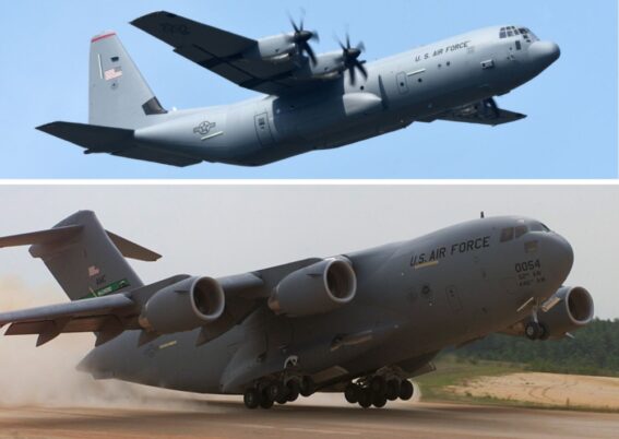 C-130 dan C-17 Globemaster III_ USAF_ Airspace Review
