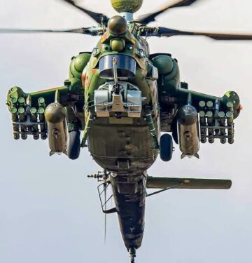 Mi-28NM dengan rudal antitank