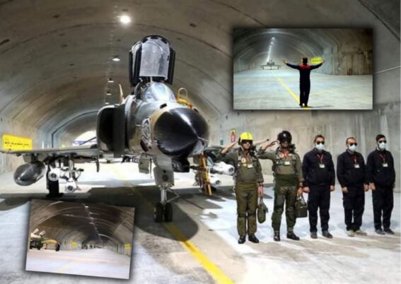 Pangkalan jet tempur bawah tanah Iran