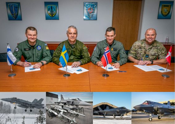 4 negara Nordik dengan lebih dari 250 jet tempur telah sepakat untuk membentuk pertahanan udara bersama