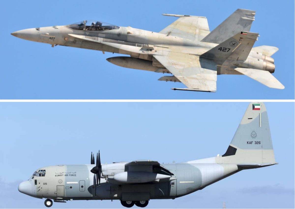 Hornet dan Super Hercules Kuwait