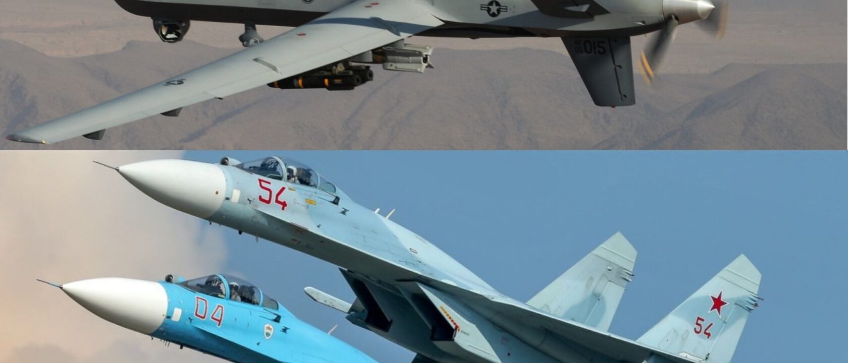 MQ-9 Reaper and Su-27 Flankers_ Airspace Review