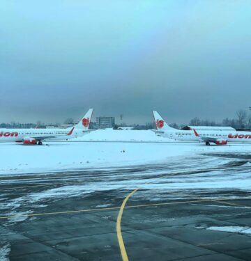 Pesawat Lion Air di Rusia