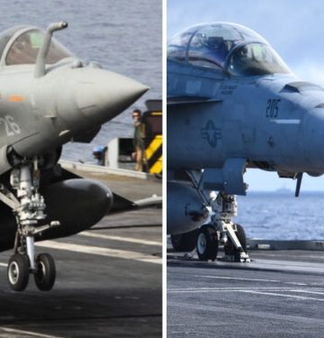 Rafale M dan Super Hornet