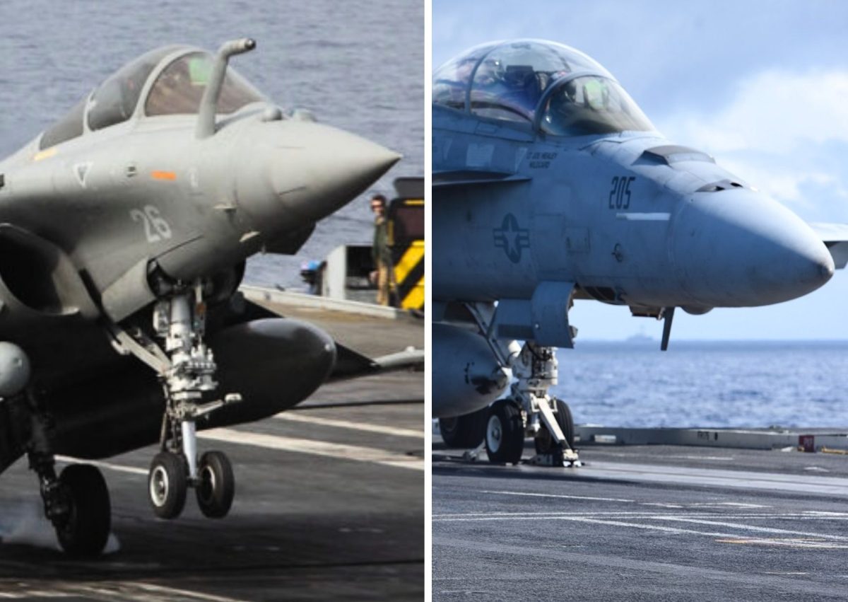 Rafale M dan Super Hornet