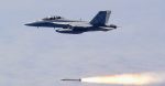 Super Hornet melepaskan rudal AARGM-ER