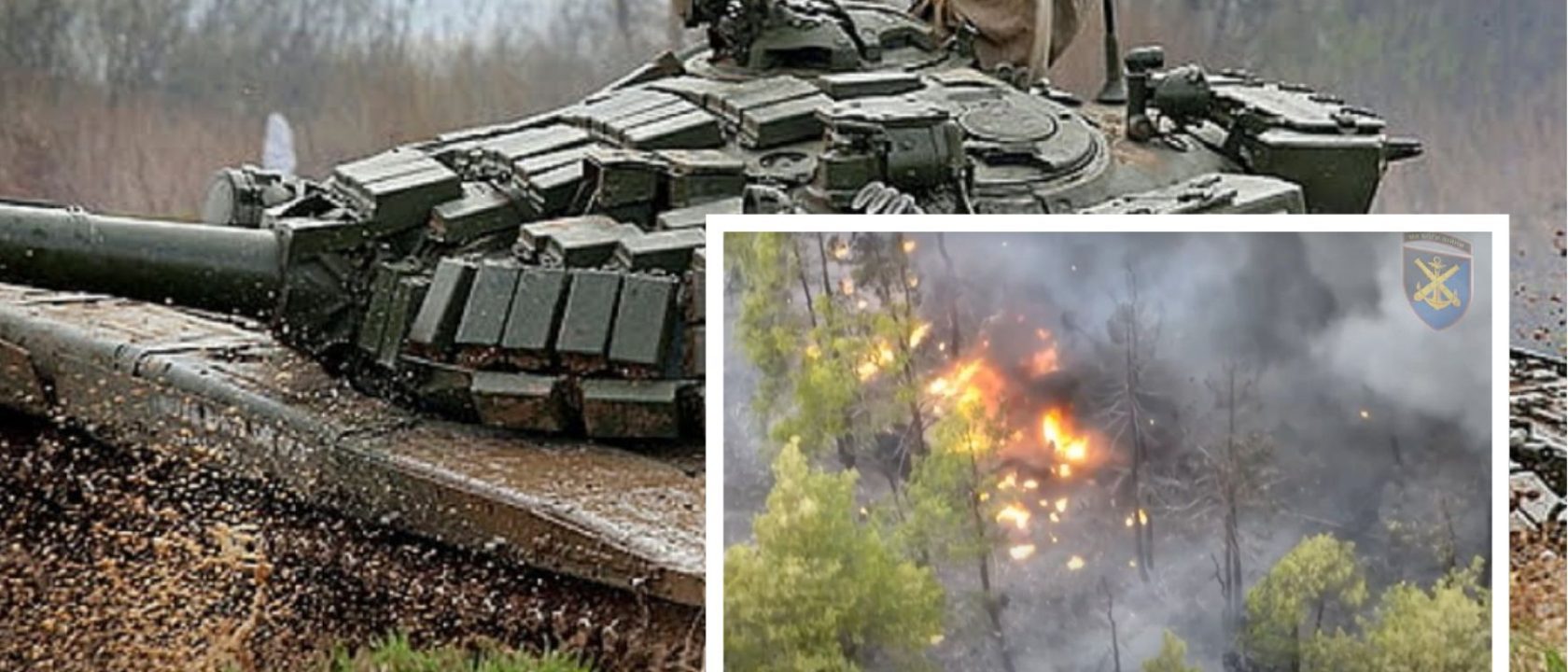 T-72B Rusia berhasilkan dihancurkan pasukan Ukraina di Kherson