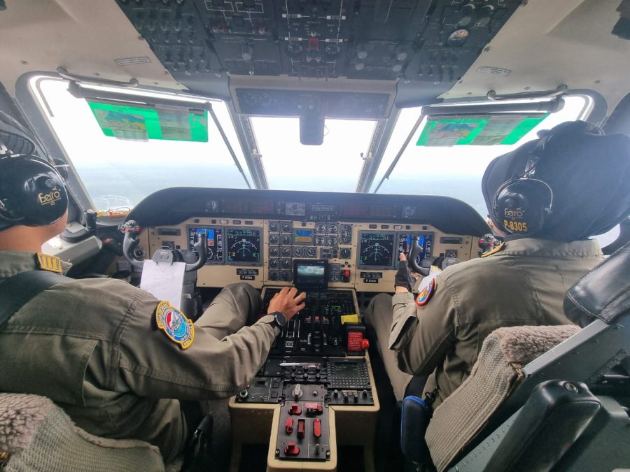 TNI AL kerahkan pesawat CN255-220 MPA untuk pencarian kapal MV Vivie Rae II
