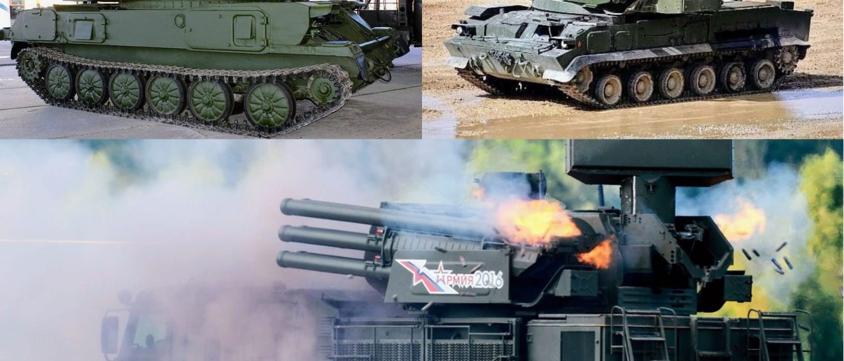 Trio sistem pertahanan udara jarak dekat Rusia