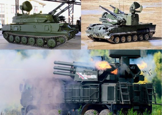 Trio sistem pertahanan udara jarak dekat Rusia