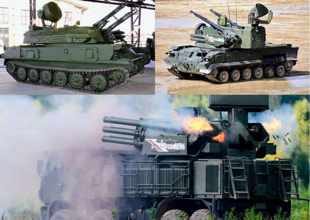 Trio sistem pertahanan udara jarak dekat Rusia