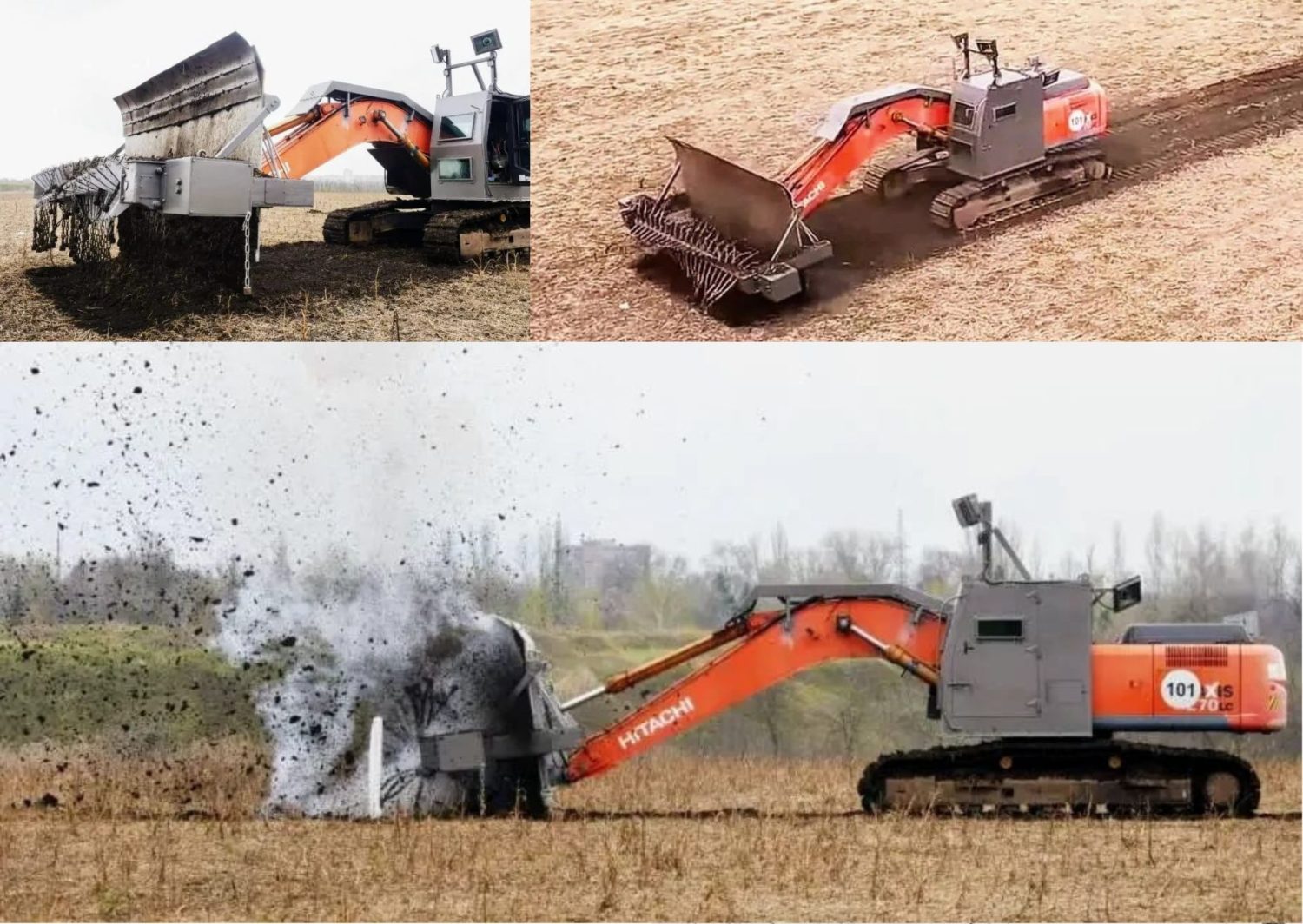 Ekskavator Penyapu Ranjau_ Ukraine_