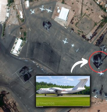 Il-76TD Belcanto Airlines dari Belarus dihancurkan di Bandara Khartoum Sudan (1)