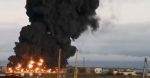 Kebakaran depot bahan bakar di Sevastopolpol