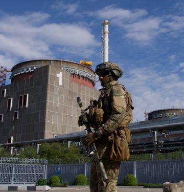 Pasukan Rusia menjaga Reaktor Nuklir di Zaporizhzhia