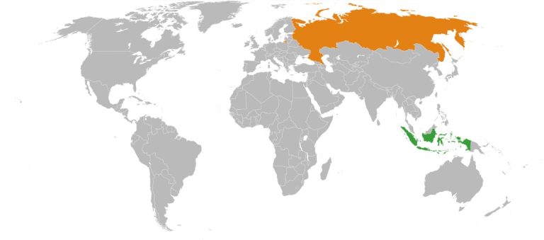 Peta Indonesia dan Rusia jpg