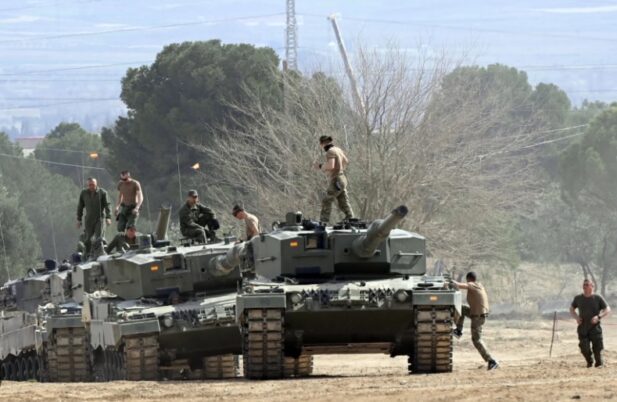 Prajurit Ukraina dilatih mengoperasikan Leopard 2 di Spanyol