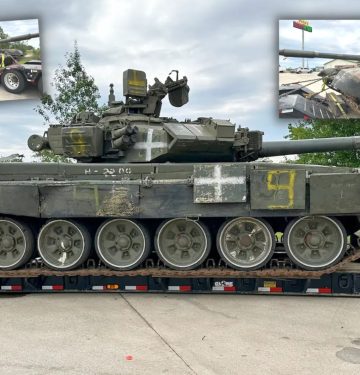 Tank T-90A Rusia dikirim Polandia ke AS
