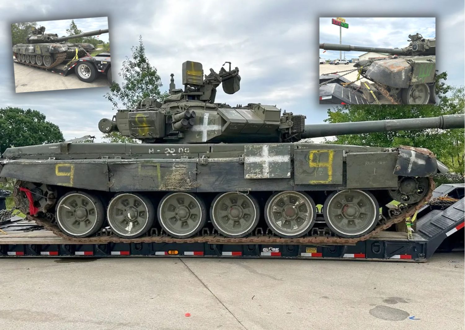 Tank T-90A Rusia dikirim Polandia ke AS