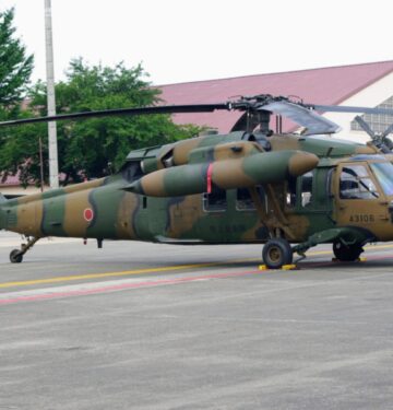 UH-60JA milik JGSDF jatuh